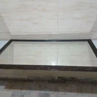 آینه بزرگ قاب قهوه ای