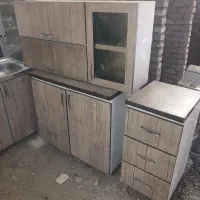 کابینت بدنه فلز و درب ام دی اف