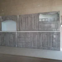 کابینت مشکی سفید هایگلاسی ترکیبی|مصالح و تجهیزات ساختمان|رشت, جانبازان|دیوار