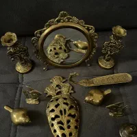 وسایل برنجی قدیمی|کلکسیون و سرگرمی|قم, بکایی|دیوار