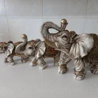 مجسمه فیل۳تایی