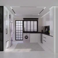 طراحی تخصصی کابینت آشپزخانه + سه‌بعدی و رندر واقعی