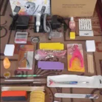 پک کامل وسایل کاشت ناخن حتی یک بار هم استفاده نشده