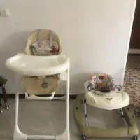 صندلی ماشین و غذا و روروئک