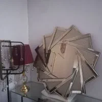 میزکنسول آیینه مغازه جمع کردم فروش داخل خانه هست|بوفه، ویترین، کنسول|بندرعباس, |دیوار