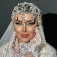 میکاپ صورت با شنیون