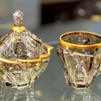 سرویس پذیرایی ۳۵ پارچه الینور لب طلا شامپاین