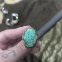 سه عدد انگشتر فیروزه و الکسادریت