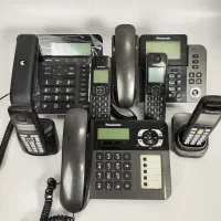 تلفن بیسیم دوگوشی (با پایه ثابت و گوشی سیار)