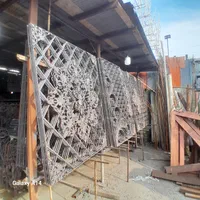 فرفورژه گلهای کادری درب اهن الات افق رشت