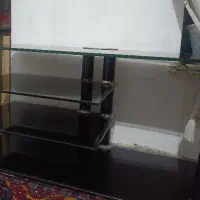 میز تلویزیونی شیشه ای