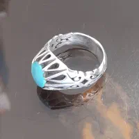 انگشتر فیروزه ۹ گرم با نگین