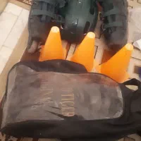 کفش اسکیت سایز ۳۷ کلا ه ایمنی مانع۳عدد،کیف|دوچرخه، اسکیت، اسکوتر|قدس, شهر‌قدس|دیوار
