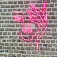 نئون تزیینی|ریسه و چراغ تزئینی|تهران, قلمستان|دیوار