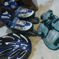 اسکیت سایز 27تا 30 همراه با وسایل