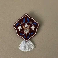 گل سینه دست ساز زنانه