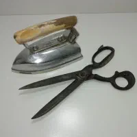 قیچی و اتو عتیقه