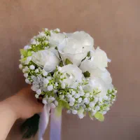 دسته گل عروس الامنینا|زیورآلات و اکسسوری|یزد, |دیوار