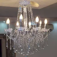 لوستر کریستال چک