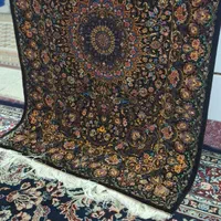 فرش دستباف 26 رنگ تمام ابریشم لچک ترنج قم|فرش|نظرآباد, نظرآباد|دیوار