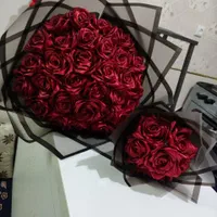 دسته گل روبانی و باکس ربانی کادویی  هدیه تولد