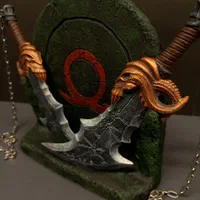 استند خنجر های آشوب کریتوس (God of war )|مجسمه، تندیس، ماکت|تهران, شیخ هادی|دیوار