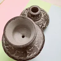 قلیان سنگی دست ساز عتیقه قلیون حکاکی صنایع دستی|کلکسیون اشیاء عتیقه|تهران, شیخ هادی|دیوار