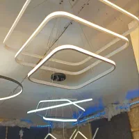 لوستر مدرن مربع ۳تیکه