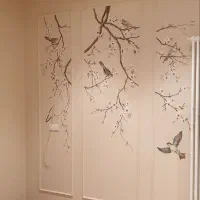 نقاشی پتینه ورق طلادرجه یک|خدمات پیشه و مهارت|کرمانشاه, |دیوار