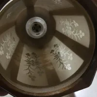 لوستر چوبی در حدنو تمیز بدون خط و خش|لوستر و چراغ آویز|کرج, عظیمیه|دیوار