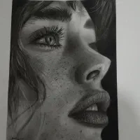 سفارش طراحی چهره سیاهقلم