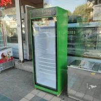 یخچال کافیشاپی تک درب دودرب ایستاده ویترینی