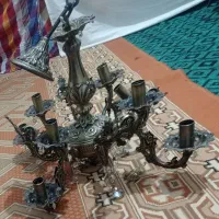 فروش لوستر سلطنتی برنجی کم کار