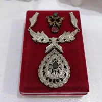 دو عدد سینه ریز قاجاری قدیمی