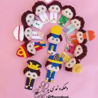 عروسک انگشتی نمدی