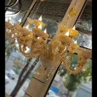 لوستر باکارات تمام وارداتی و لوستر شاخه کریستالی|لوستر و چراغ آویز|اهر, |دیوار