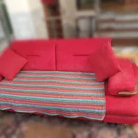 یک دست مبل تخت خواب شو ۸ نفره در حد نو