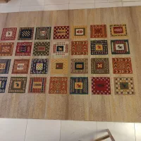 فرش ۶ متری و قالیچه ۳ متری و ۳فرش پادری طرح گبه
