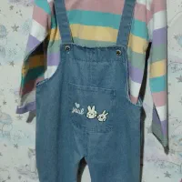 بیلر دخترانه همراه بلوز خارجی اصلا استفاده نشده