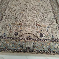 فرش ماشینی طرح مرغزار شش متری