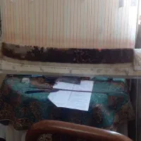 نخ و نقشه و دار آماده بافت تابلو فرش طرح فرشته