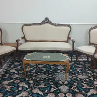مبل سلطنتی چوب راش|مبلمان خانگی و میز عسلی|اردکان, |دیوار