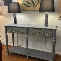 آباژور رومیزی سنگی ،پایه تمام سنگ