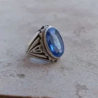 انگشتر توپازآبی