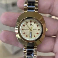 ساعت مچی رادو تخم مرغی طرح سرامیک دو موتوره تاریخ