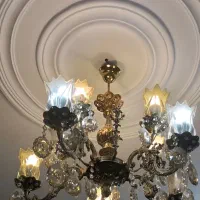 لوستر برنز|لوستر و چراغ آویز|ساوه, |دیوار