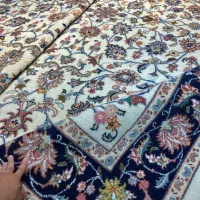 فرش دستباف جفت ۶ متری افشان کاشمر گلابریشم دستبافت|فرش|تهران, مولوی|دیوار