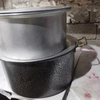 دیگ وقابلمه روی معدن آلمنیوم