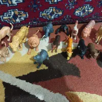 پک 16تایی حیوانات اسباب بازی