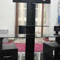 میز تلویزیون شیشه ای